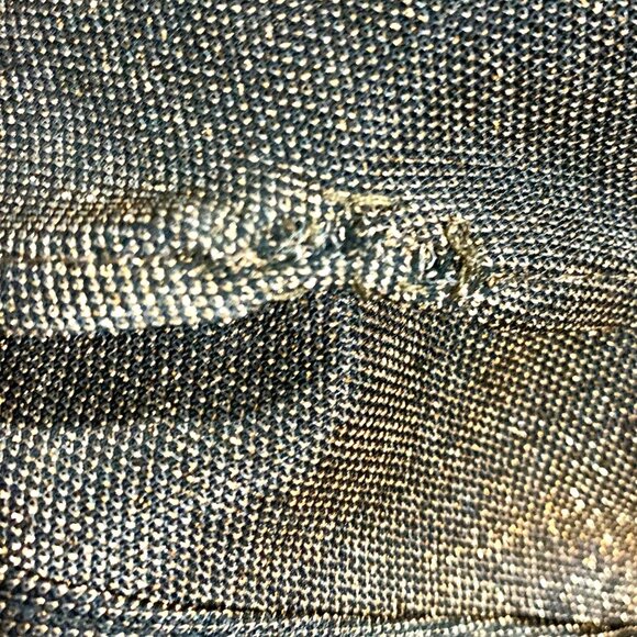 Bronze Shimmer Gown Rhinestone Waist Slip Dress Sleek Hollywood Glam VTG Cache 8 - Picture 8 of 12